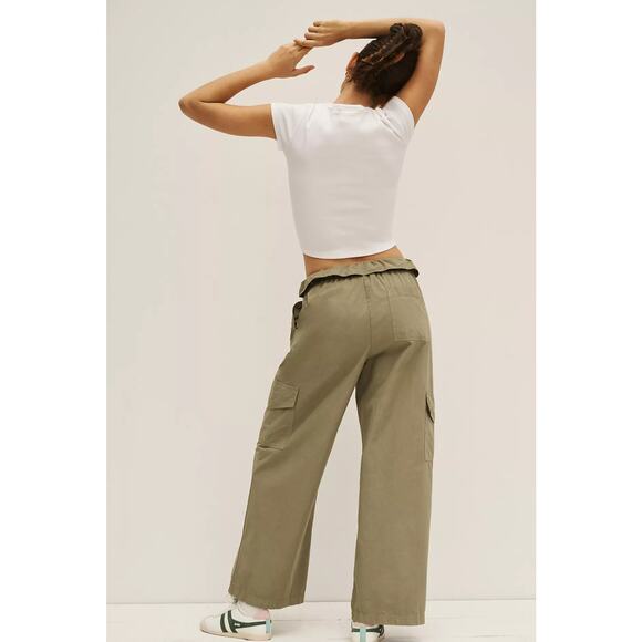 Stateside Wide-Leg Cargo Pants - New Small - Picture 2 of 5